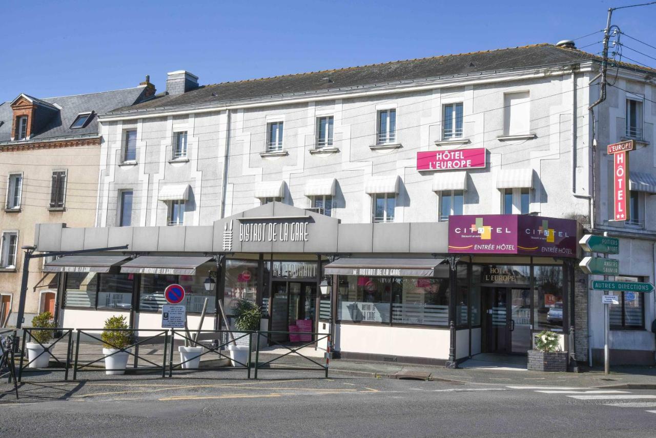 Cit'Hotel L'Europe - Cholet Gare ภายนอก รูปภาพ